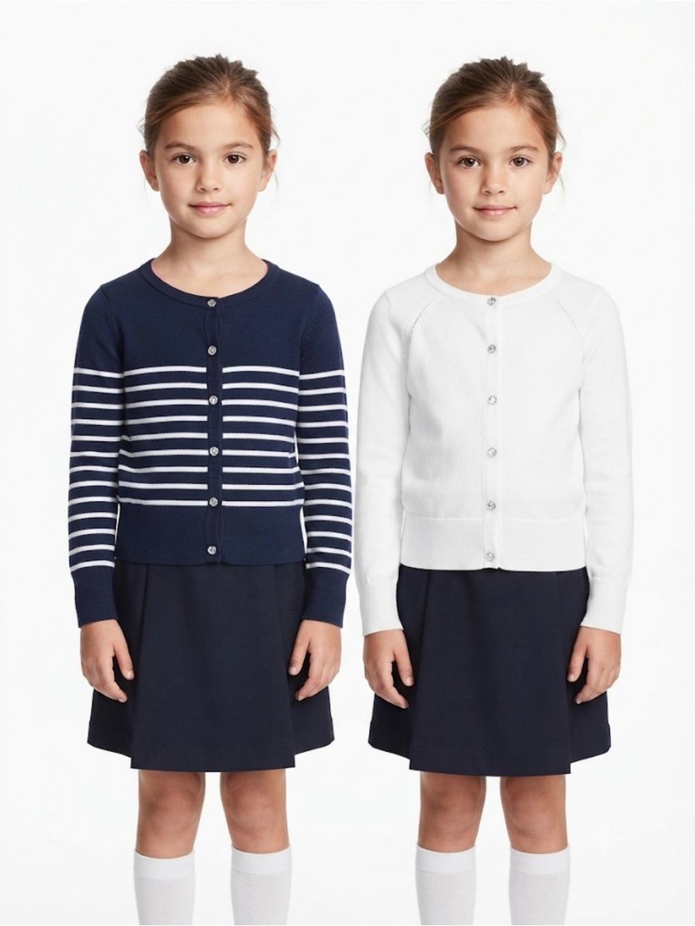 BUNDLE OF 2 Cat & Jack School Uniform Cardigans